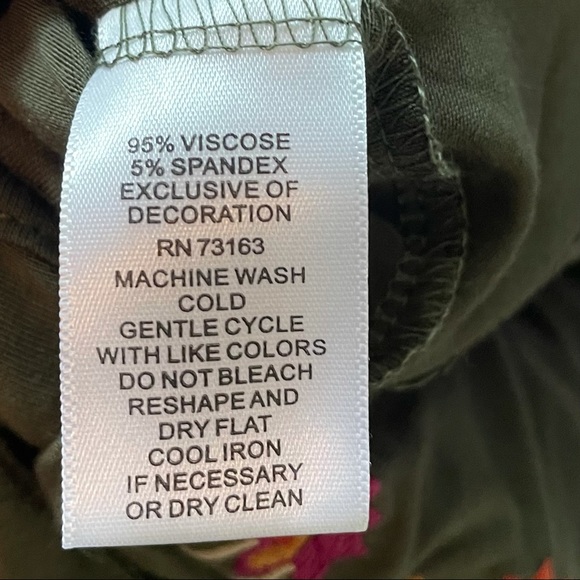 Cupio floral embroidered blouse in dark meadow - Picture 7 of 7